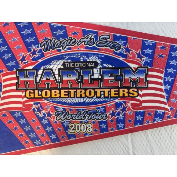 Harlem Globetrotters World Tour 2008 Pennant Magic As Ever Basketball - Picture 2 of 3